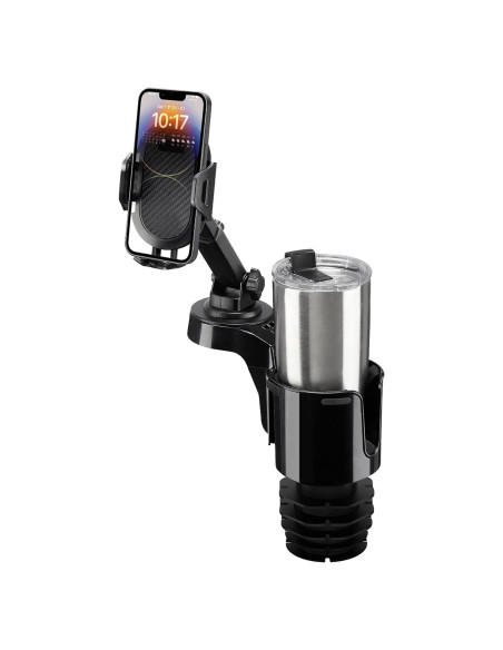 Soporte para teléfono JOYTUTUS en portavasos 360 ajustable Soporte para teléfono JOYTUTUS en portavasos 360 ajustable