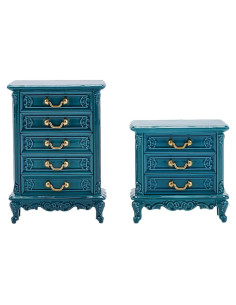 Muebles Miniatura GOMAKERER 2 Pcs Decoración Casa Muñecas