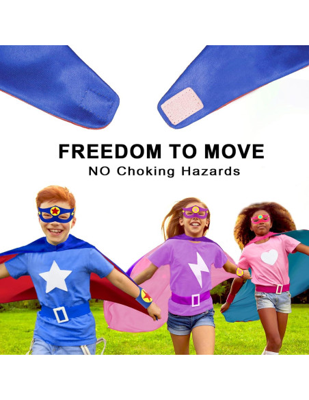 Disfraz de Superhéroe iROLEWIN para Niños con Capa y Máscara Disfraz de Superhéroe iROLEWIN para Niños con Capa y Máscara