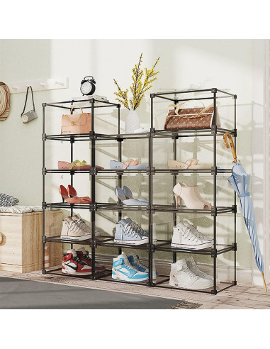 Caja de Almacenamiento de Zapatos KOKOIN 4PC Transparente