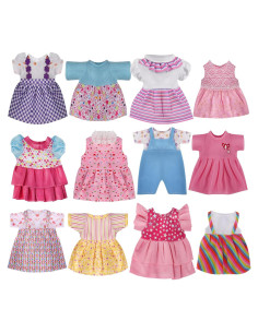 12 Conjuntos de Ropa para Muñecas 30-36 cm YAYYAY