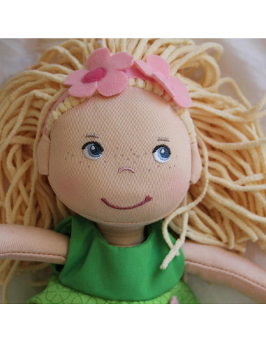 Muñeca Suave HABA Mali 30.48 cm Cabello Rubio Ojos Azules