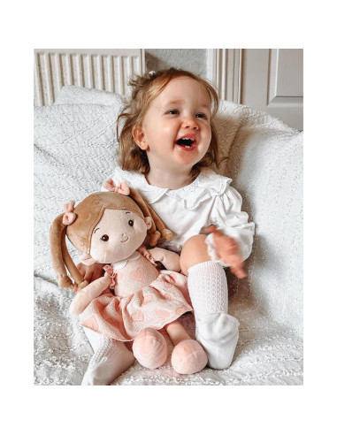 Muñeca de Trapo Suave LeyaDoll 40 cm para Bebés