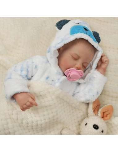 Muñeca Reborn 45.72 cm Pinkpeach con accesorios y certificado