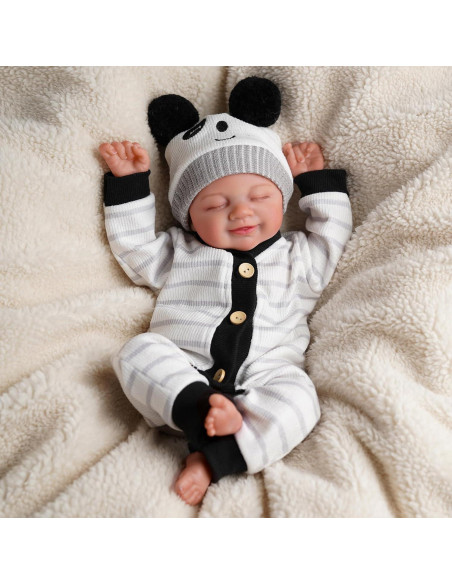 Muñeca Reborn Realista BABESIDE 43 cm con Accesorios Muñeca Reborn Realista BABESIDE 43 cm con Accesorios