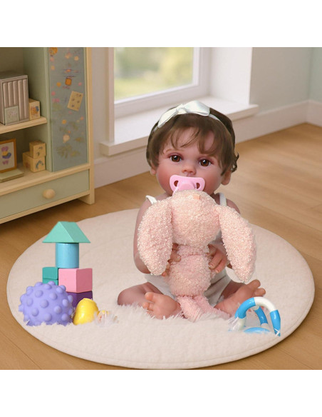 Muñeca Reborn Realista CHAREX 45 cm Silicona con Set Regalo Muñeca Reborn Realista CHAREX 45 cm Silicona con Set Regalo