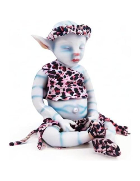 Muñeca de Silicona Vollence 43 cm Niña Durmiendo Realista Muñeca de Silicona Vollence 43 cm Niña Durmiendo Realista