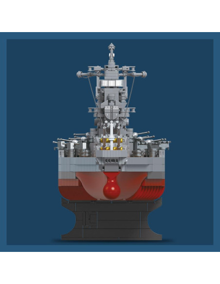 MISINI M7001 Acorazado Yamato 2569 Piezas Bloques de Construcción MISINI M7001 Acorazado Yamato 2569 Piezas Bloques de Construcción