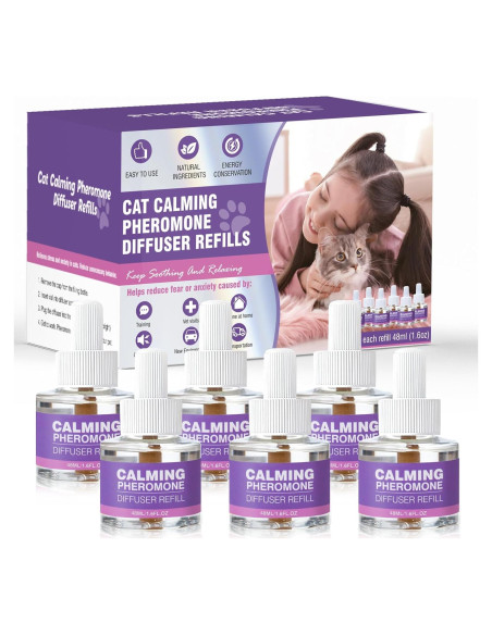Recarga Difusor Calmante Feromonas Gatos TTLXRL 6x48ml Recarga Difusor Calmante Feromonas Gatos TTLXRL 6x48ml