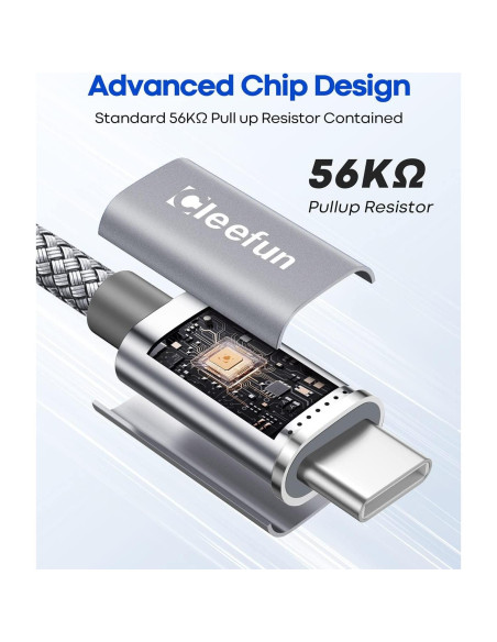 Cable USB C CLEEFUN 5 Unidades 1.83m Carga Rápida Cable USB C CLEEFUN 5 Unidades 1.83m Carga Rápida