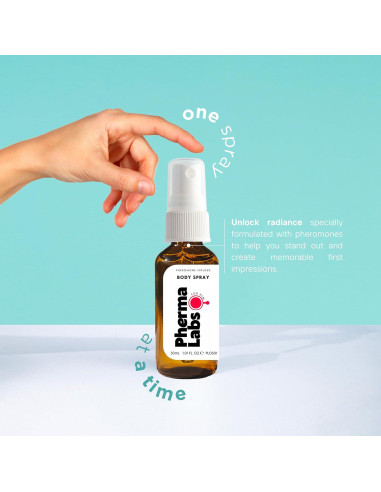 Spray Corporal con Feromonas PhermaLabs 28.35g Aroma Fresco