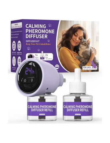 Difusor de Feromonas para Gatos Lesotc con 2 Recargas 48ml