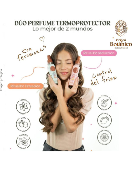 Perfume para Cabello Ritual Botánico 120ML - Termoprotector y Desenredante con Feromonas Perfume para Cabello Ritual Botánico 120ML - Termoprotector y Desenredante con Feromonas