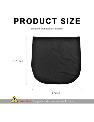 Bolsa para Casco Plegable FSTURIOS Negra 47x43 cm