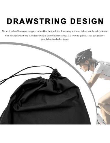 Bolsa para Casco Plegable FSTURIOS Negra 47x43 cm