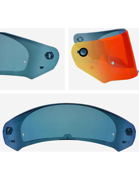 Visera de Reemplazo Lumfeerix para Casco LS2 FF320/328/353/800 Azul Visera de Reemplazo Lumfeerix para Casco LS2 FF320/328/353/800 Azul