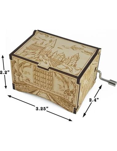 Caja de Música Harry Potter Hedwig The Laser's Edge 5.4x6.0cm