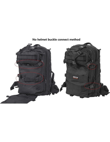 Mochila Seibertron Impermeable para Casco y Equipaje Negro