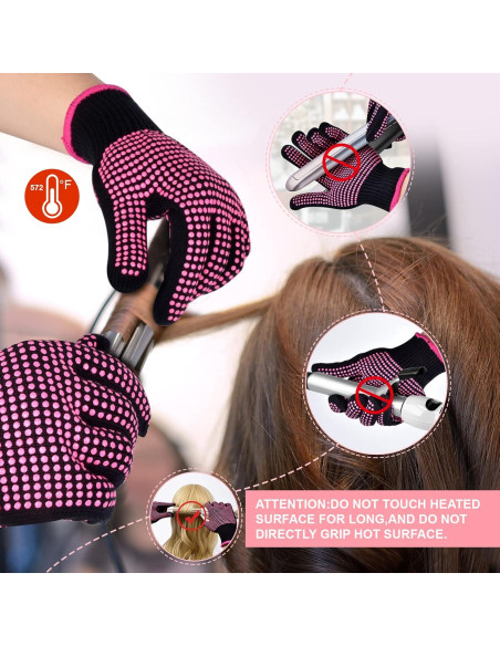 Guantes Resistentes al Calor MORGLES 2 Pcs para Estilizado Guantes Resistentes al Calor MORGLES 2 Pcs para Estilizado