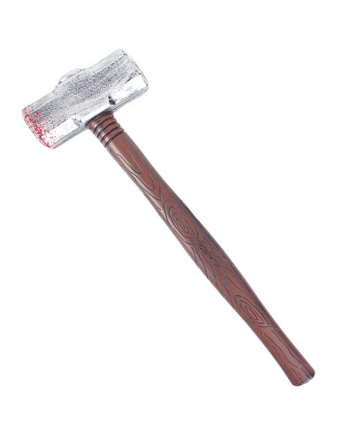 Martillo de plástico BinaryABC para disfraz de Halloween
