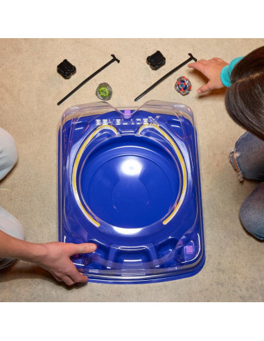 Conjunto de Batalla Beyblade X Drop Attack con Beystadium y 2 Tops