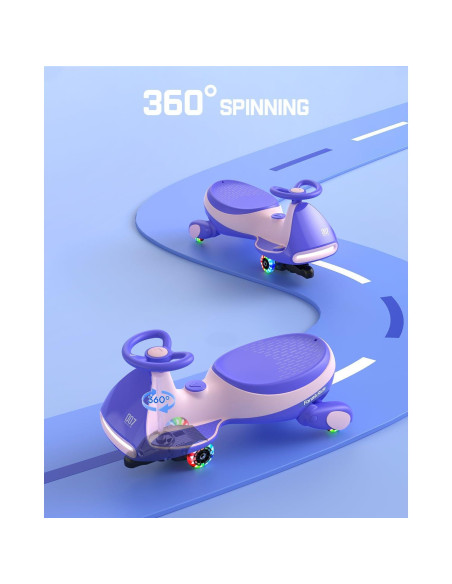 Coche Eléctrico Wiggle FanttikRide 6V Rosa, 2 Velocidades, Bluetooth Coche Eléctrico Wiggle FanttikRide 6V Rosa, 2 Velocidades, Bluetooth