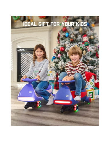 Coche Eléctrico Wiggle FanttikRide 6V Rosa, 2 Velocidades, Bluetooth