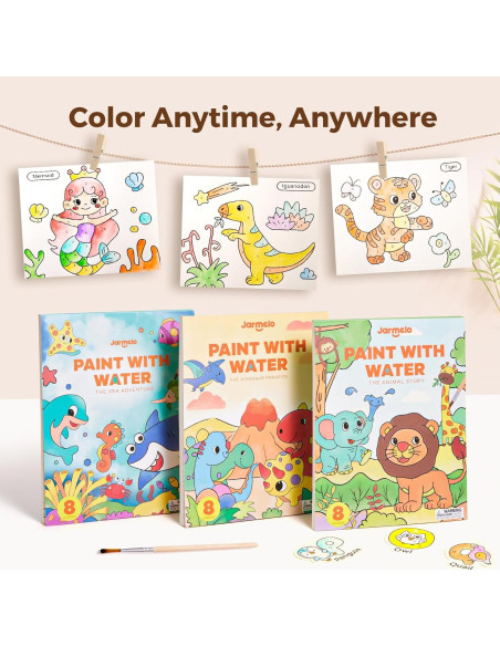 Libro de Pintura Acuarela Jar Melo para Niños 23 Páginas Libro de Pintura Acuarela Jar Melo para Niños 23 Páginas