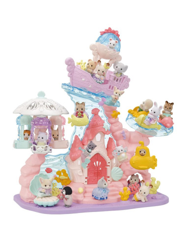 Castillo de Sirenas Bebé Calico Critters con 3 Figuras