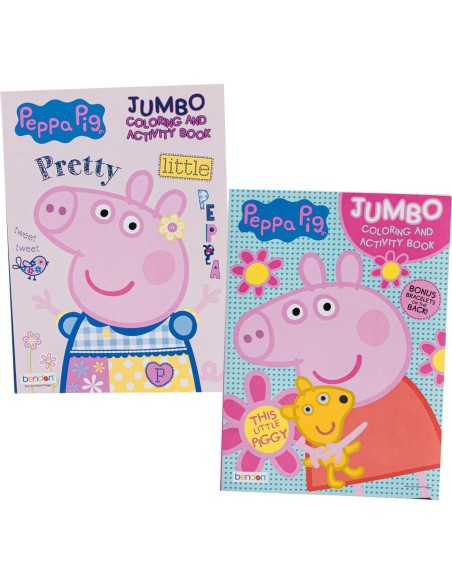Libro de Colorear Peppa Pig - 80 Páginas Diversión Libro de Colorear Peppa Pig - 80 Páginas Diversión