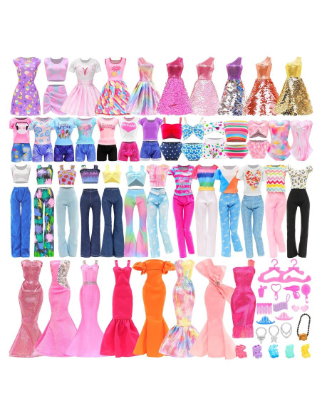 33 Piezas Ropa y Accesorios para Muñecas 29 cm BEABARZA 33 Piezas Ropa y Accesorios para Muñecas 29 cm BEABARZA