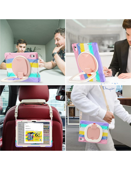 Funda BATYUE para iPad 11/10 Gen 10.9'' Rosa con Soporte Funda BATYUE para iPad 11/10 Gen 10.9'' Rosa con Soporte