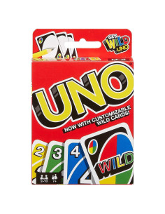 Juego de Cartas UNO Mattel - Clásico, 108 cartas, 20g