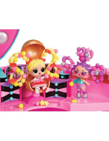 Juego de salón de cuentas para el cabello LOL Surprise - 100 cuentas, muñeca y más