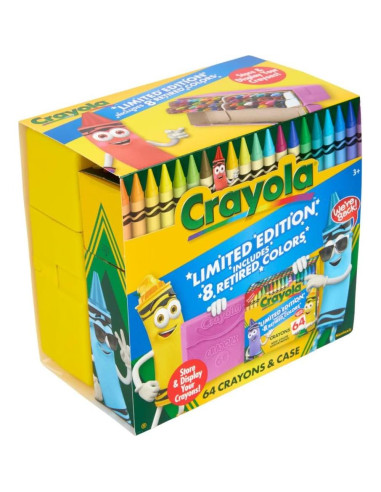 Set de Crayones Crayola 64 Colores Edición Limitada - Multicolor
