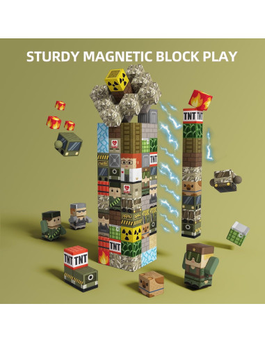 Bloques Magnéticos GobiDex 100PCS Juguetes de Construcción 2.54cm