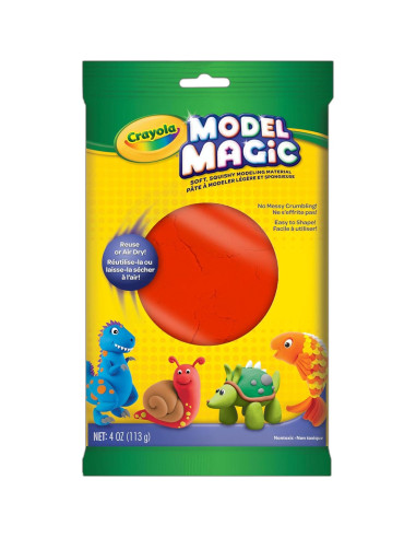 Crayola Model Magic 113.4 g Rojo - Arcilla de Modelado Creativo