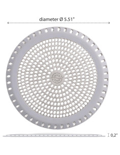 Protector de Drenaje de Ducha TUB RING ShowerRing Gris 2