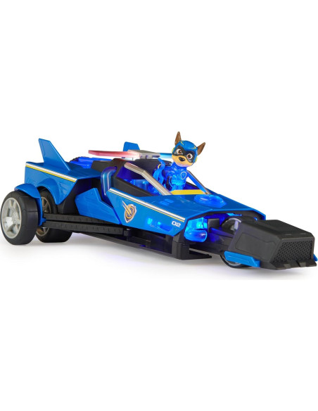 Coche Deluxe Transformable Paw Patrol Chase con Luces y Sonidos Coche Deluxe Transformable Paw Patrol Chase con Luces y Sonidos