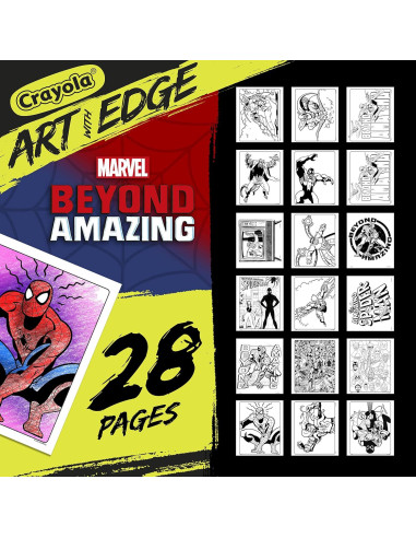 Libro para Colorear Crayola Spiderman 28 Páginas y Póster