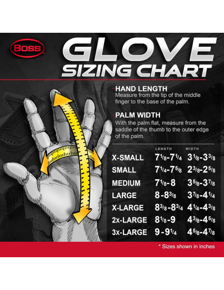 Guantes de Trabajo BOSS Guard Hombre Palma Cuero Doble XL Guantes de Trabajo BOSS Guard Hombre Palma Cuero Doble XL
