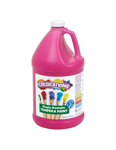 Pintura Tempera Lavable Color Magenta 1 Galón Sin Parabenos