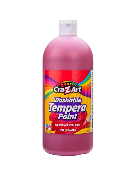 Pintura Tempera Lavable Cra-Z-Art 6 Colores 192oz Total Pintura Tempera Lavable Cra-Z-Art 6 Colores 192oz Total