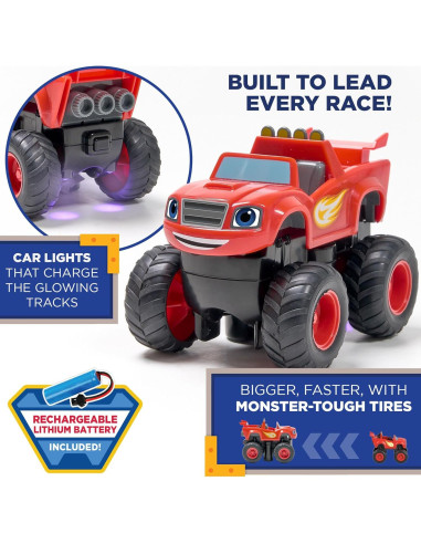 Pista de Carreras Blaze TurboTwist - Set de Juego STEM 117 Piezas
