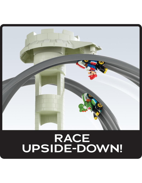 Set de Pista Circuito Lite Mario Kart Hot Wheels 9x59x38cm Set de Pista Circuito Lite Mario Kart Hot Wheels 9x59x38cm