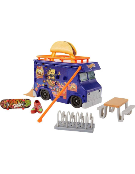 Juego de Patinaje Hot Wheels Skate Taco Truck con Tabla y Zapatos Juego de Patinaje Hot Wheels Skate Taco Truck con Tabla y Zapatos