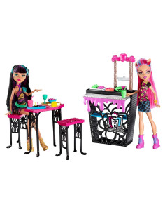 Set de Juego Creepateria Monster High Mattel con Cleo y Howleen