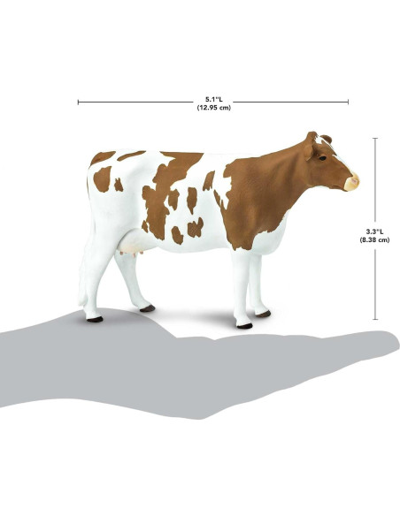 Figura de Vaca Ayrshire Safari Ltd. 13.34 cm Juguete Educativo Figura de Vaca Ayrshire Safari Ltd. 13.34 cm Juguete Educativo
