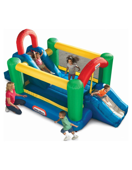 Inflable Little Tikes Salto y Tobogán Doble 426x274x213 cm Inflable Little Tikes Salto y Tobogán Doble 426x274x213 cm