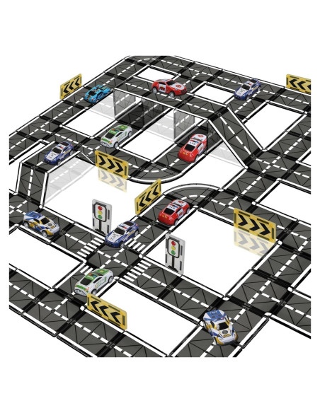 Juego de Piezas Magnéticas de Carretera SKTMYY 32 Piezas Juego de Piezas Magnéticas de Carretera SKTMYY 32 Piezas